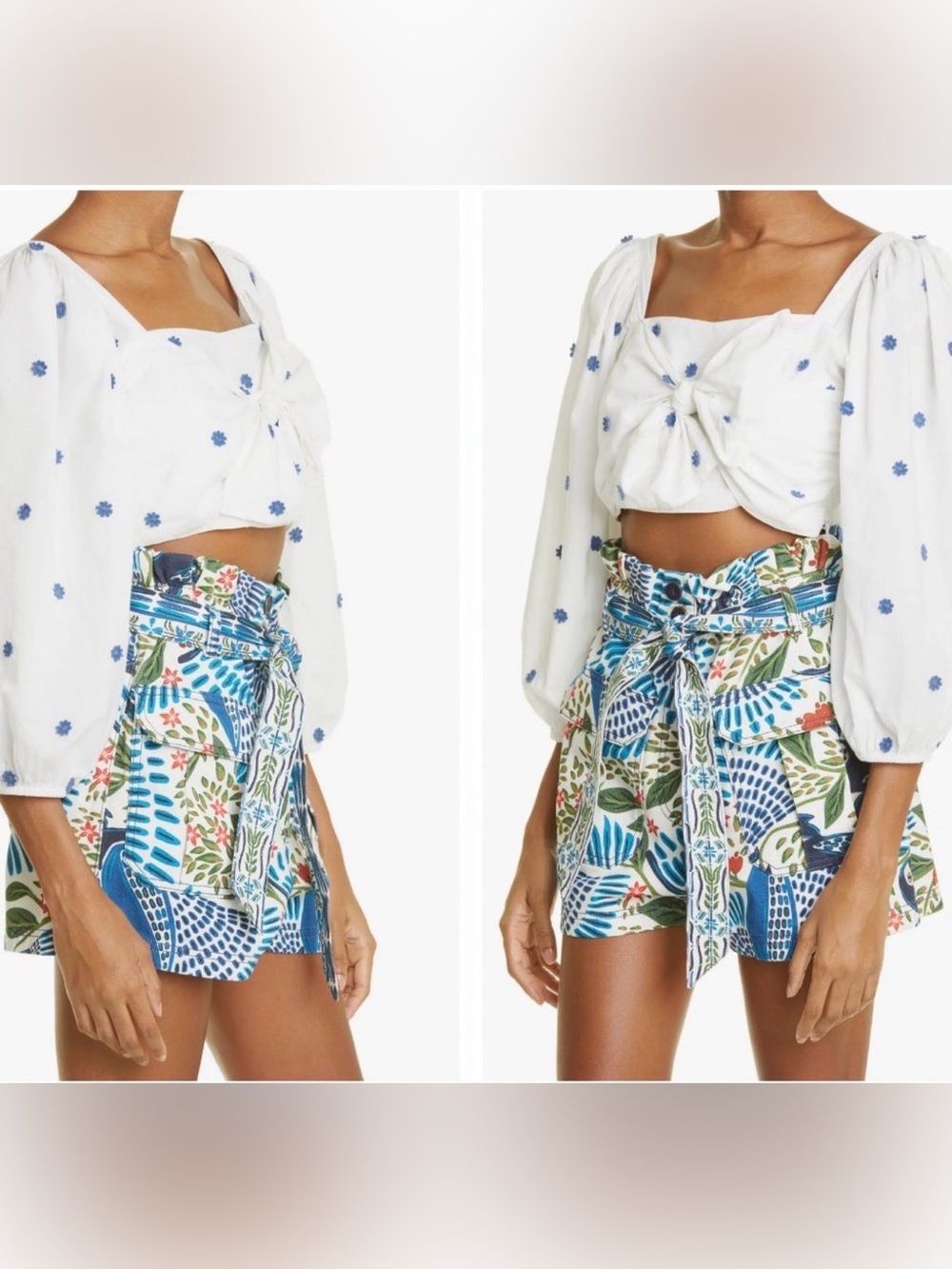 FARM Rio Macaw Flight High Rise Shorts